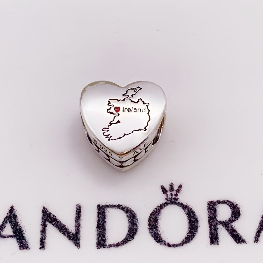 Pandora I love Ireland Heart Charm